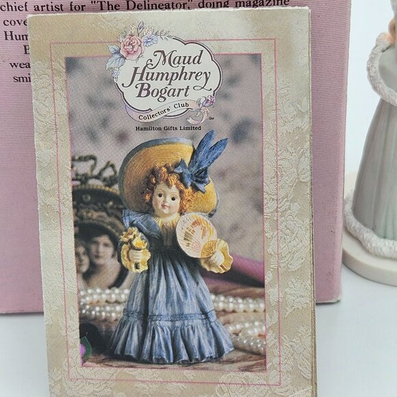 VTG semi Rare 1992 Hamilton Gifts Sunday Best Maud Humphrey Bogart Figurine Excl - Picture 5 of 8